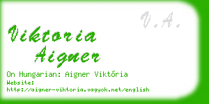 viktoria aigner business card