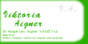 viktoria aigner business card